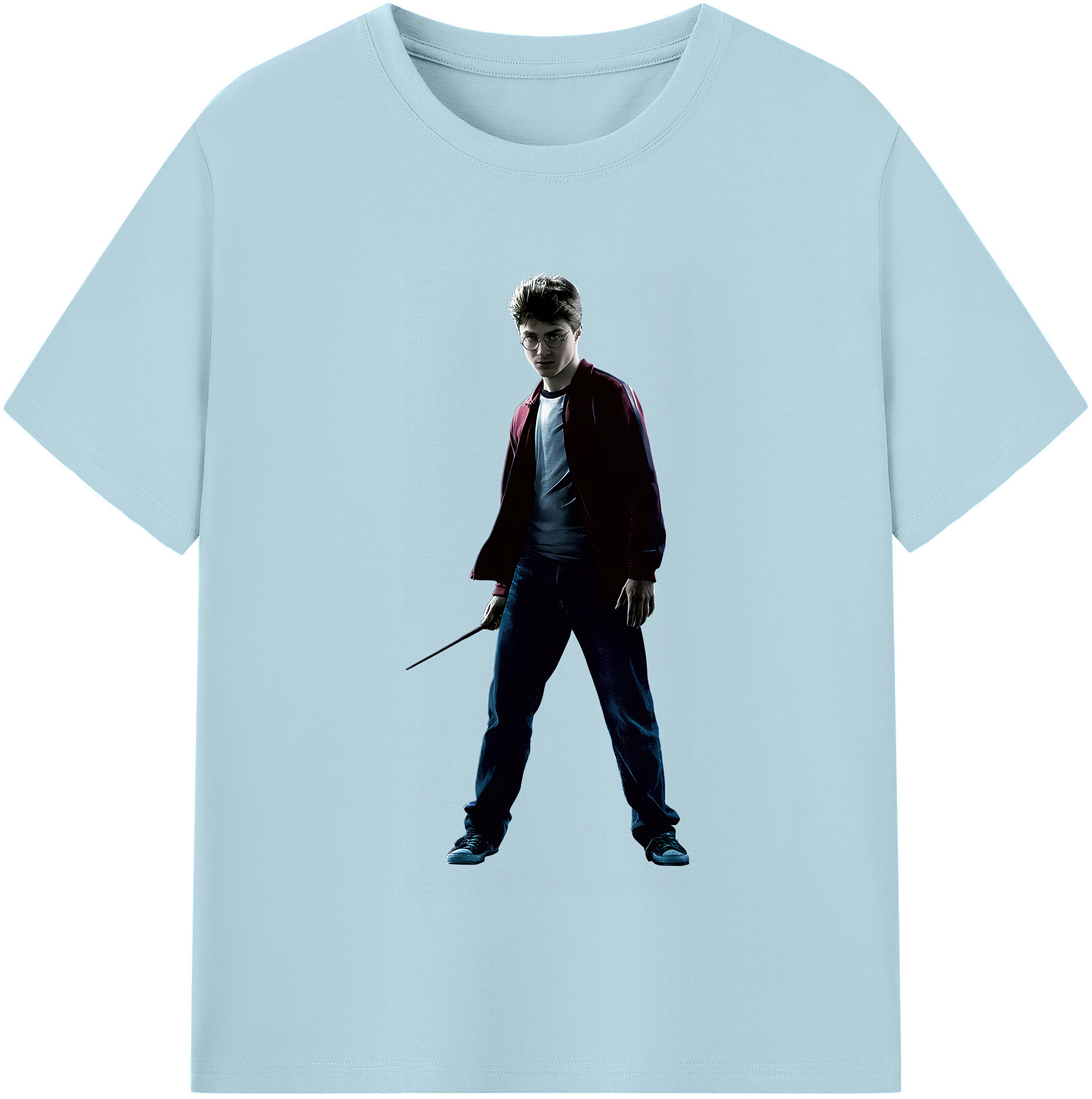 （画像用） Harry Potter ハリー・ポッターシリーズ 綿100％半袖Tシャツ（フロントプリント）